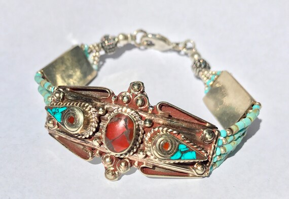 Sterling bohemian bracelet