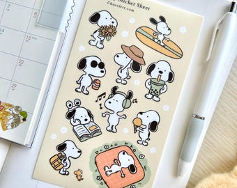 Snoopy Vinyl Sticker Sheet