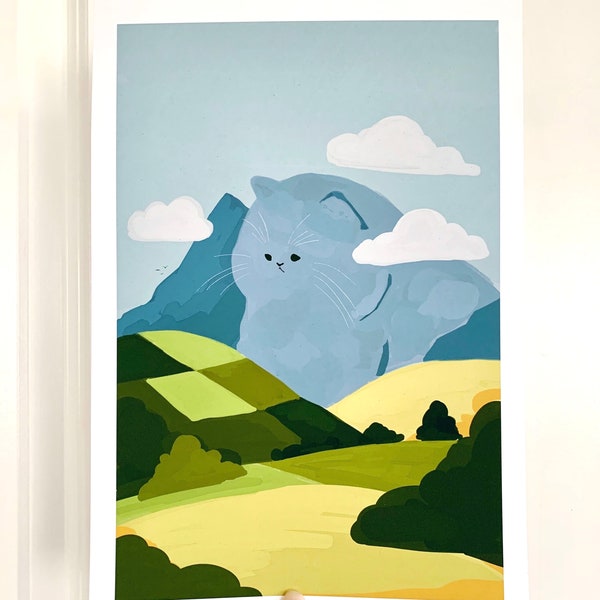 Gato Mountain Art Print