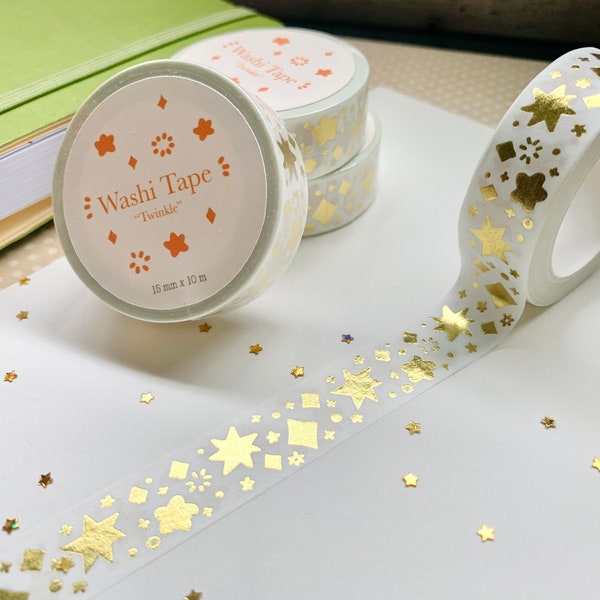Starry Gold Foil Washi Tape