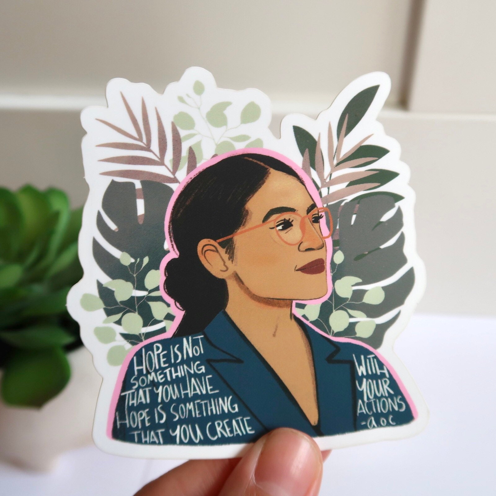 AOC Matte Waterproof Sticker