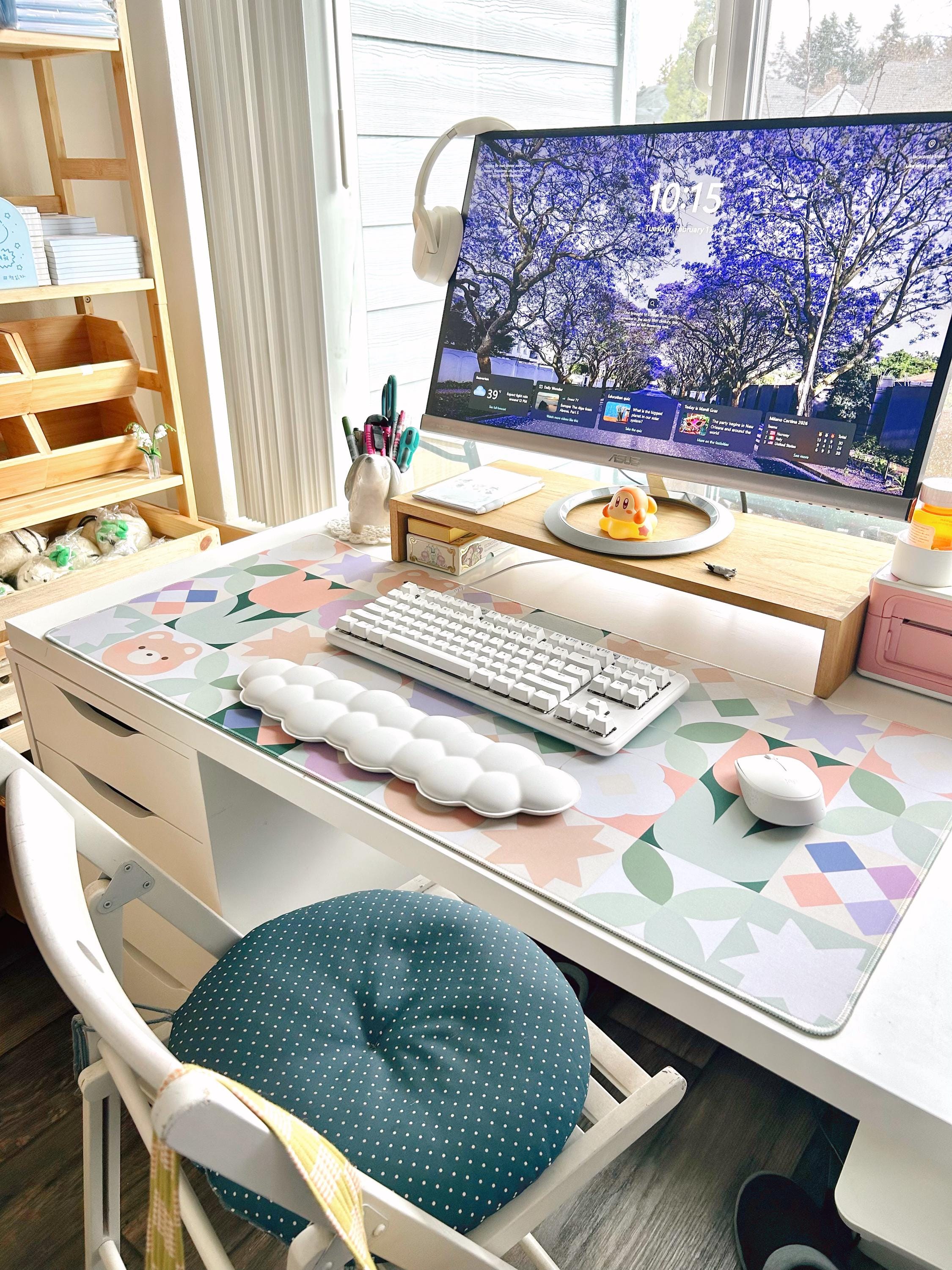 Bear Quilty Large Computer Deskmat - Etsy