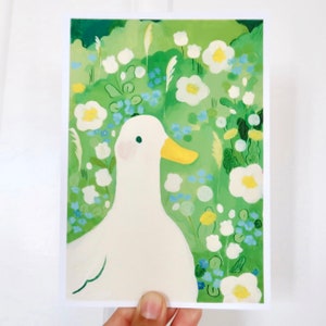 Thoughtful Duck Print