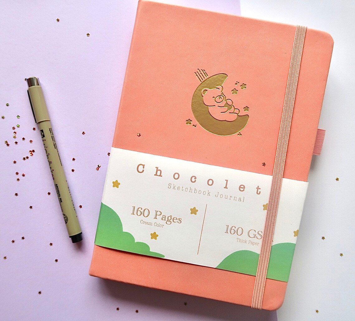 Dotted Sketchbook Journal Etsy