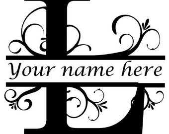 Download Split letter l | Etsy