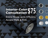 Interior Paint Color Consultation | Custom Wallpaper & Design Service | Virtual E-Design Help