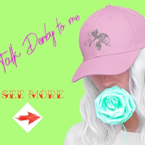 Embroidered Racehorse Dad/Mom Hat - Hand-Drawn Ink Art  Commemorative Golden Gate Fields  Horse racing, thoroughbred equestrian hat