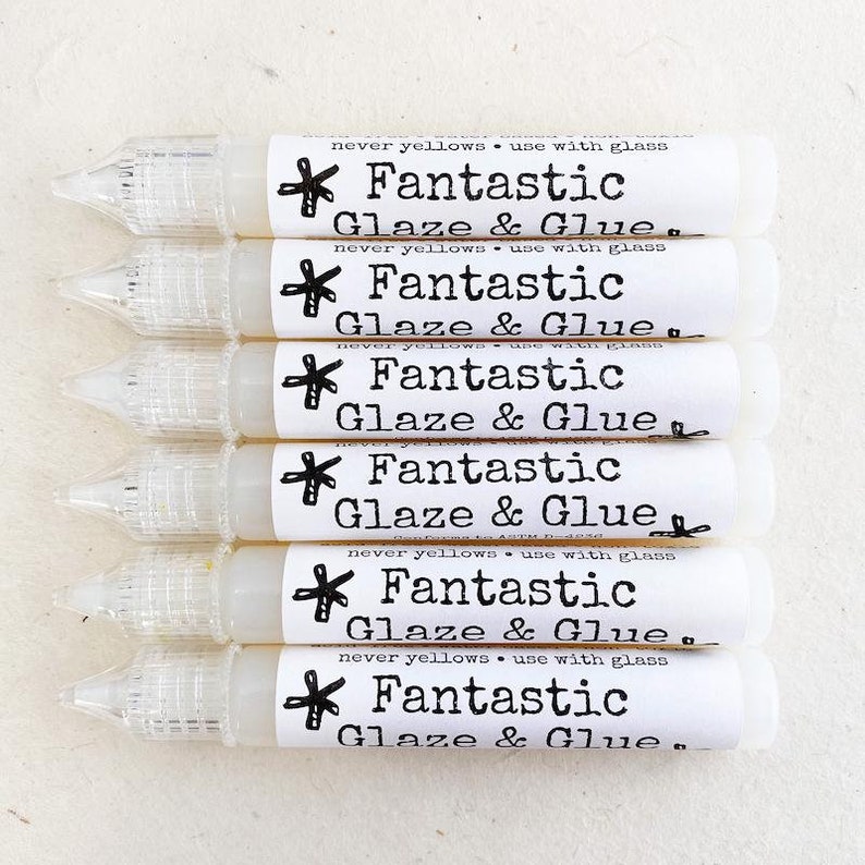 FANTASTIC GLAZE & GLUE 1/2oz Acid-Free Acrylic Perfect for Individual Projects Image Enhancer Never Yellows Bubble Free image 2