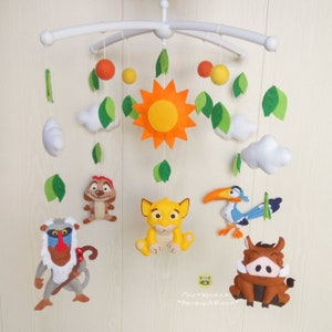 lion king crib mobile