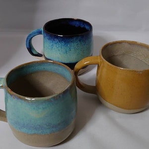 Chunky Colourful Handmade Ceramic Mugs