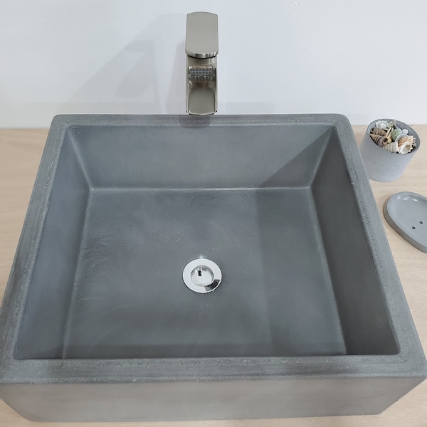 Concrete Vessel Etsy