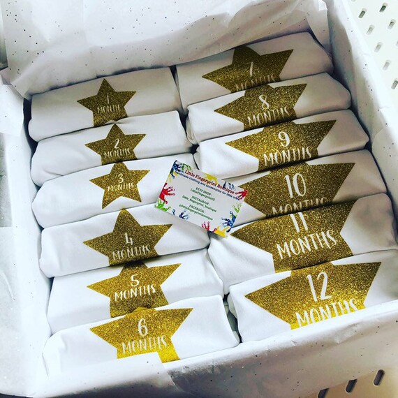 milestone baby vests