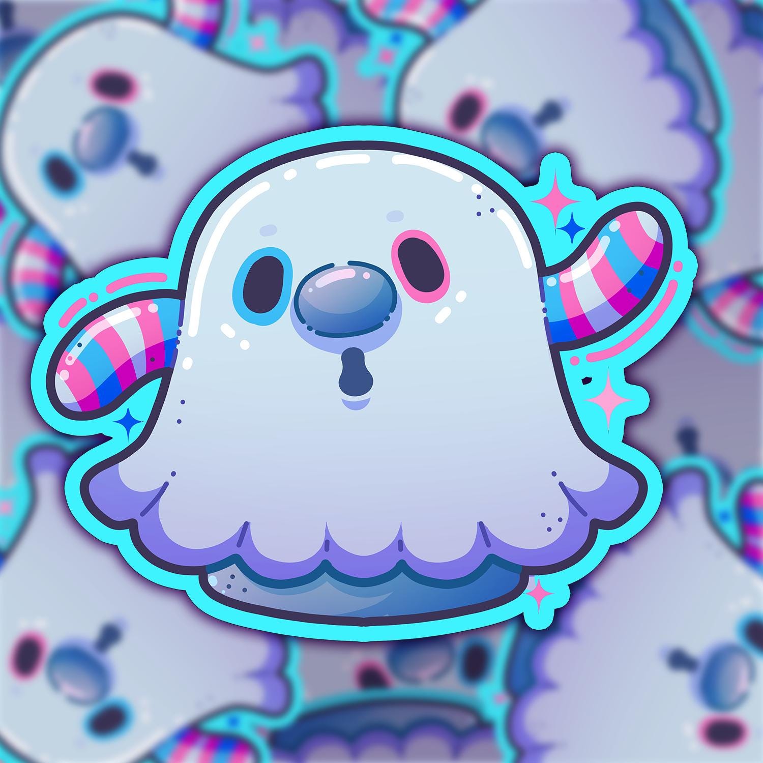 Gyroid Stickers Pride Gyroid Fanart Stickers - Etsy