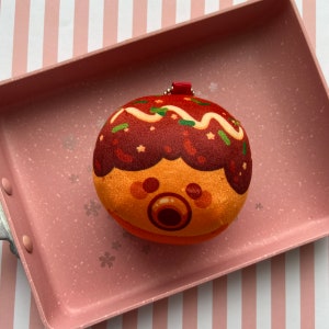 Takoyaki Plush Keychain