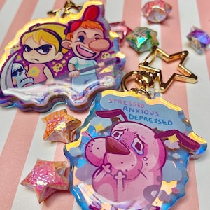 Kawaii Retro Cartoon Keychains