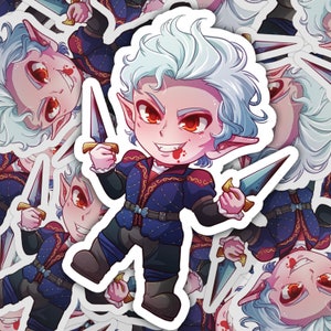 Baldur's Gate 3 にインスパイアされた Chibi ステッカー