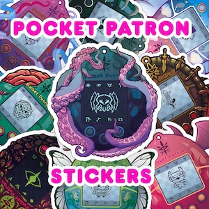 Dnd Warlock Pocket Patron Stickers
