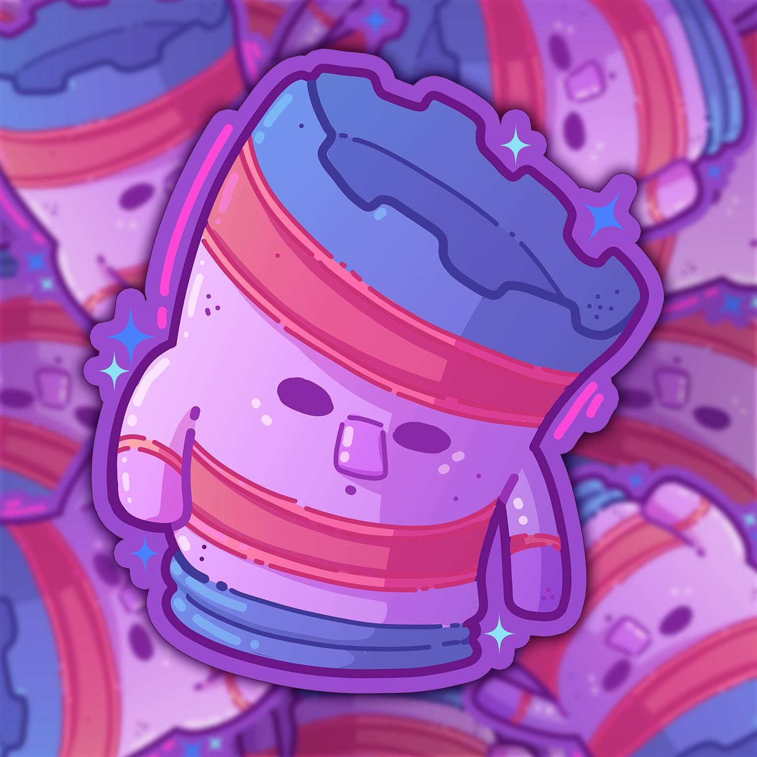 Gyroid Stickers Pride Gyroid Fanart Stickers - Etsy