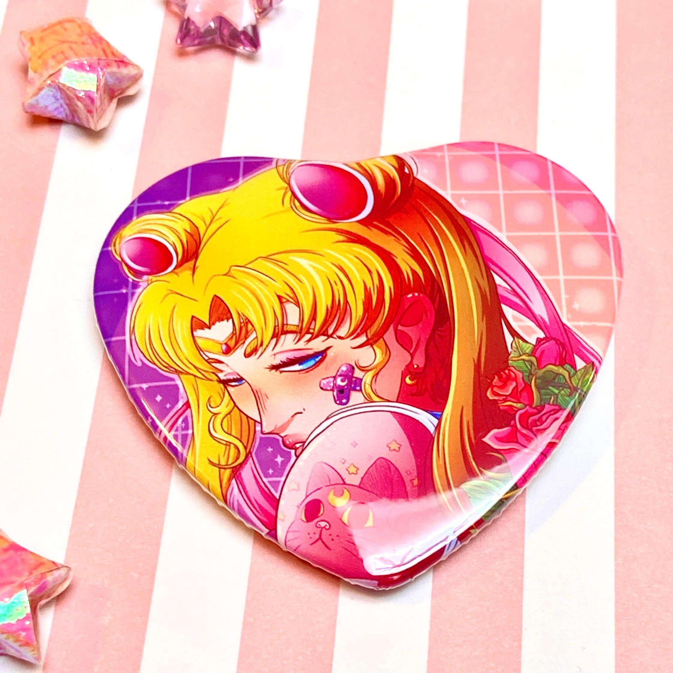 Sailor Moon Fanart Buttons - Etsy