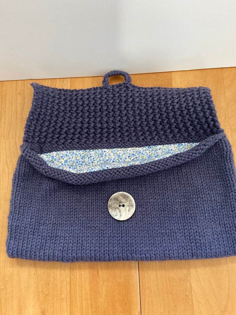 Knit Lined Clutch Purse