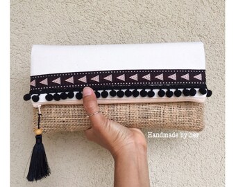 boho clutch purse