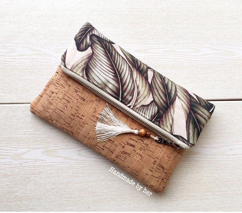 cork clutch purse