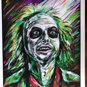 Beetlejuice Original Art Print