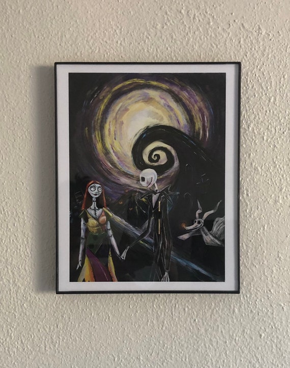 Nightmare Before Christmas Art Print - Etsy