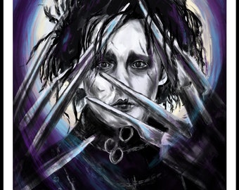 Edward Scissorhands Art Print