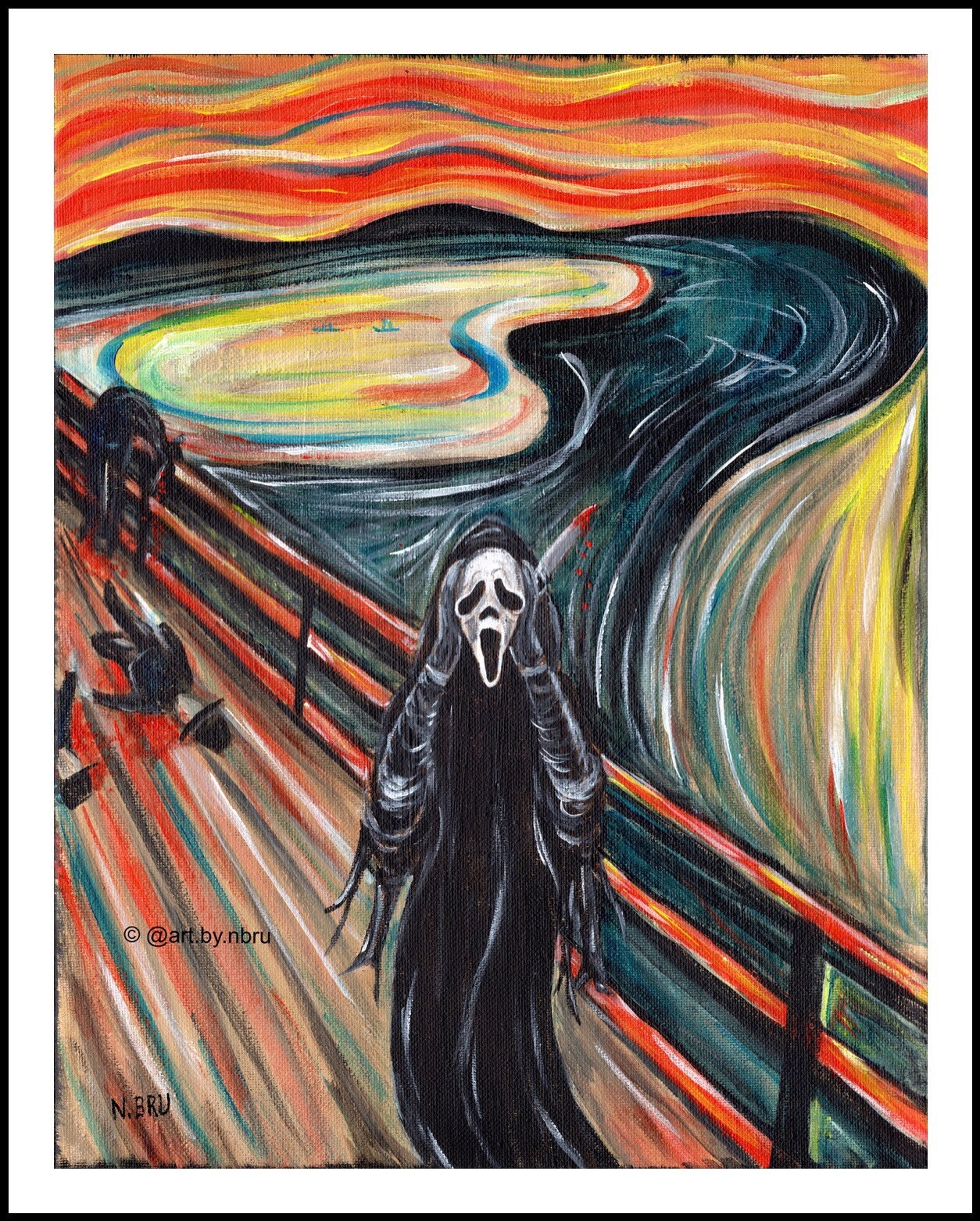 Edvard Munch - Death Struggle - fine art print – Artprinta