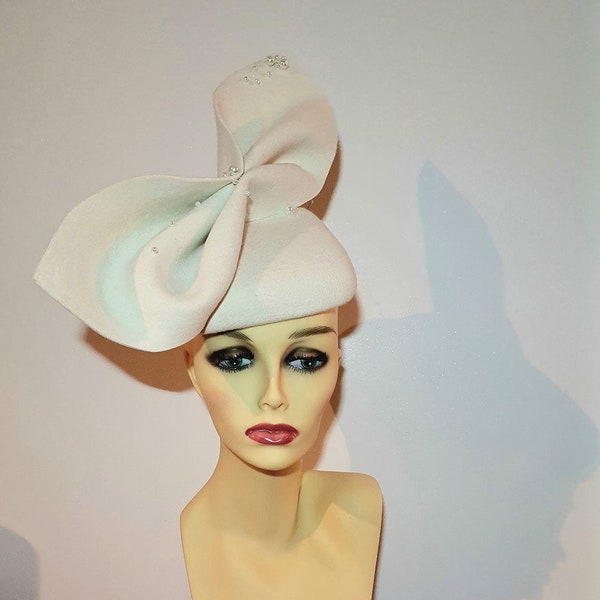 Ivory Fascinator - Etsy