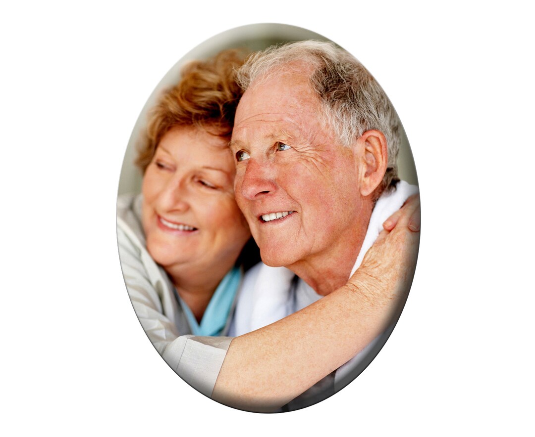 Small Personalised Photo Memorial Plaque Bereavement Cemetery Grave