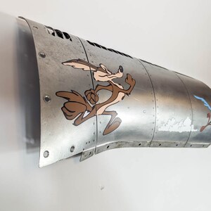 Cartoon WW2 Nose Art on Airbus A320 Pylon Cover image 6