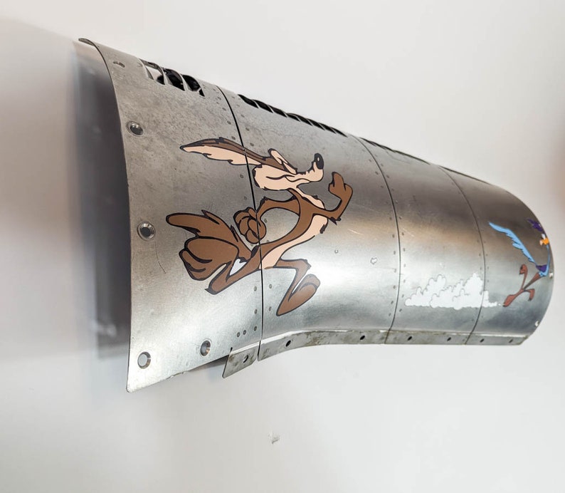 Cartoon WW2 Nose Art on Airbus A320 Pylon Cover image 6