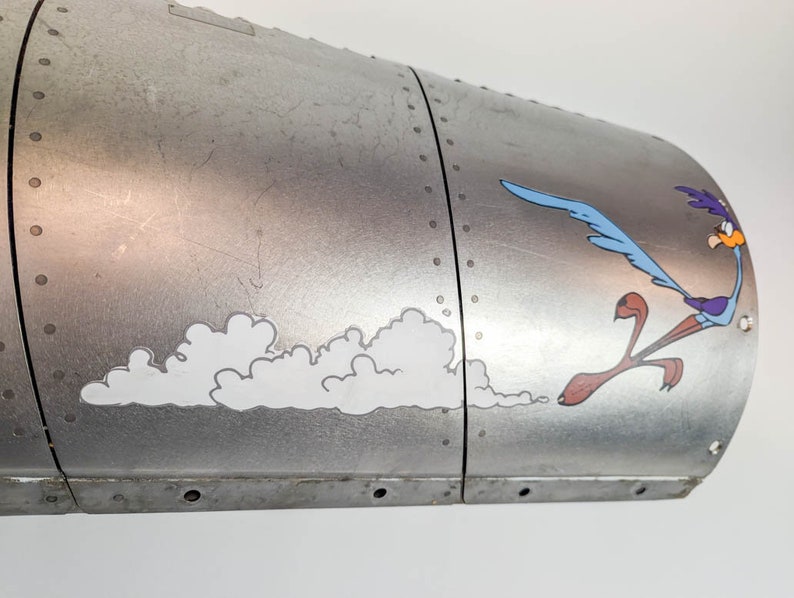 Cartoon WW2 Nose Art on Airbus A320 Pylon Cover image 4