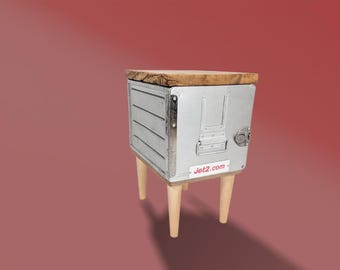 Wooden Legged Galley Box Side Table Bed Side Table Storage