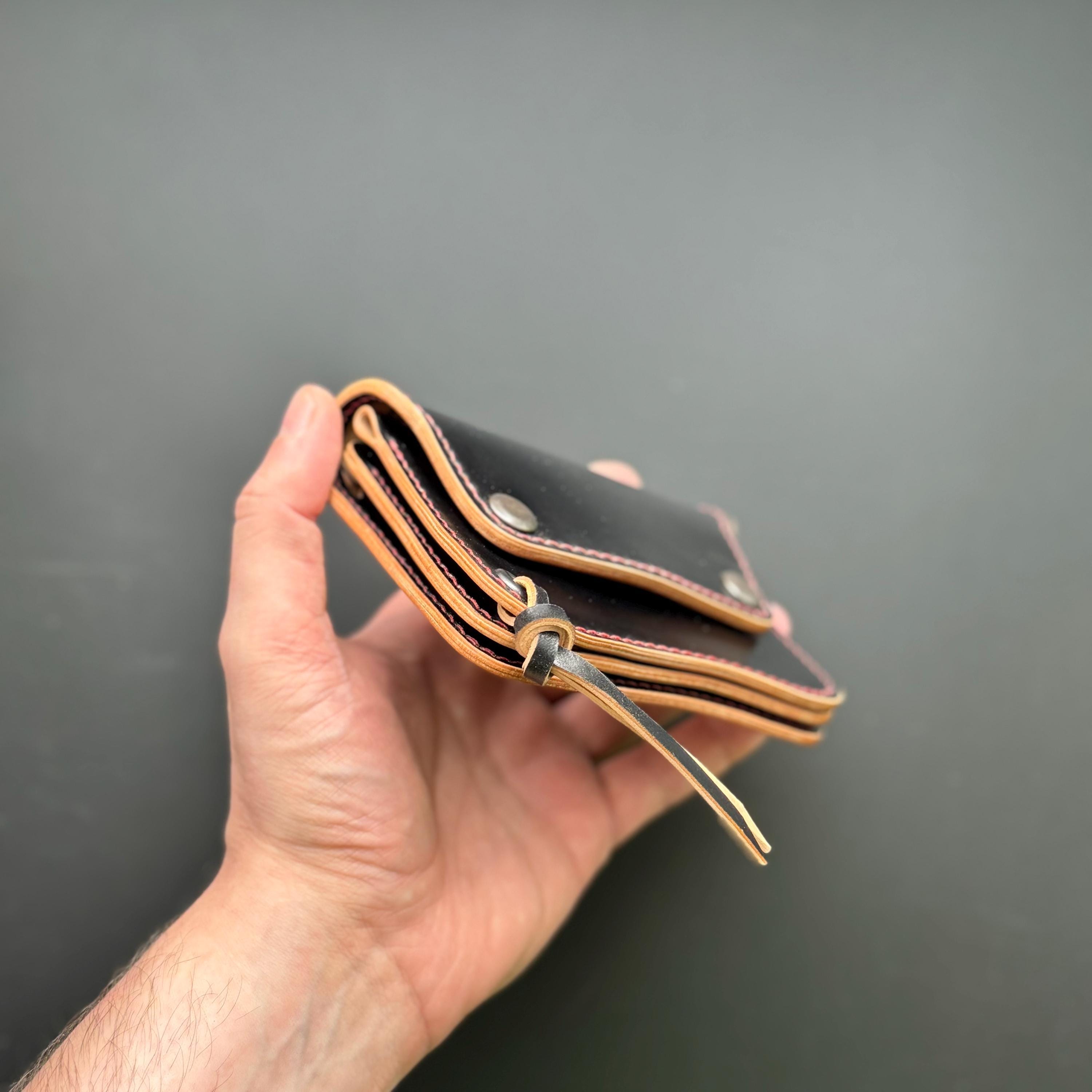 ロカド シェルコードバン トラッカーウォレット：チェーンリング付き
