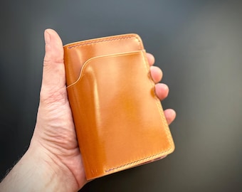 ロカド シェルコードバン 二つ折り財布 - Etsy 日本