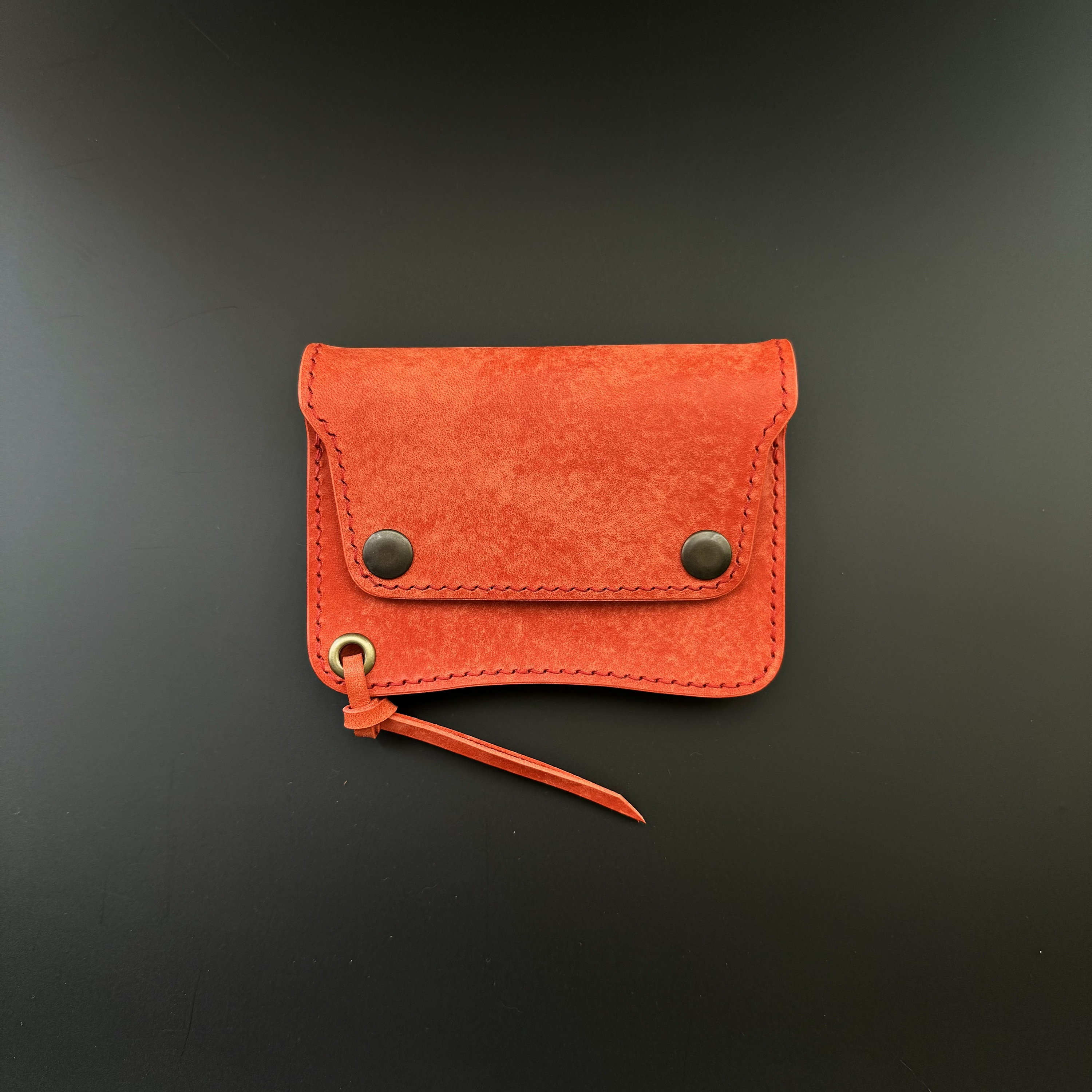 Portefeuille Vintage Design 'Bonjour' Avec Impression Artistique - Marron (cuir Synthétique)