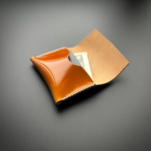 Rocado Shell cordovan minimalistische kaarthouder portemonnee