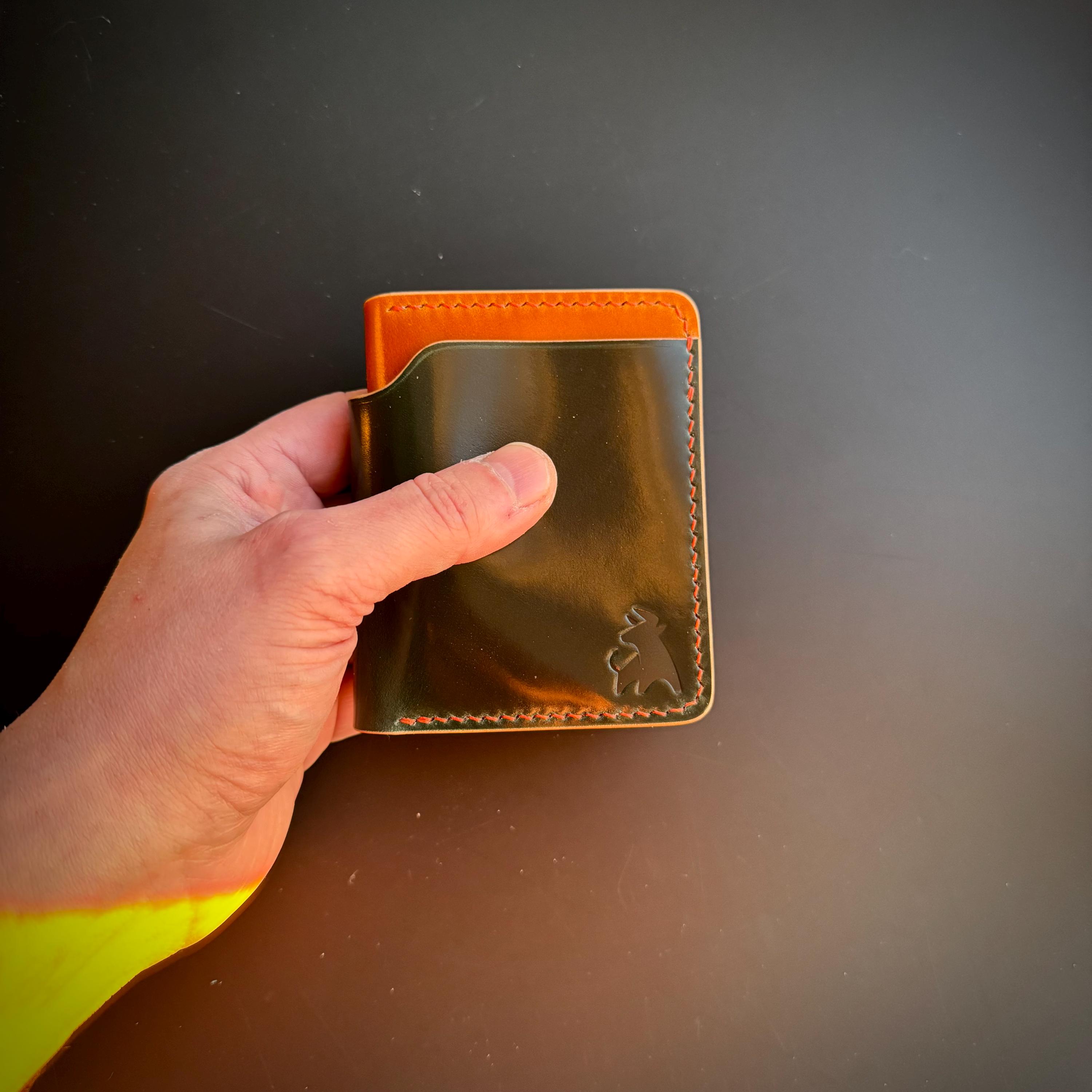 ロカド シェルコードバン 二つ折り財布 - Etsy 日本