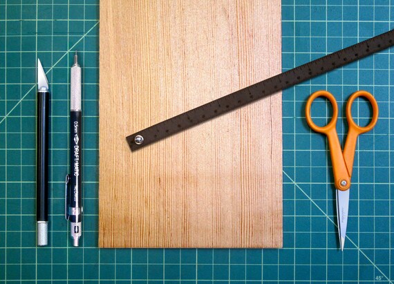 Outil Mesure 7-en-1 En Cuir Pour Tricot & Crochet - Règle, Jauge, Guide Et Porte-Marqueur - 47,7x3 Cm - 8