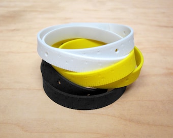 RUBBER WRIST RULER  | Tape Measure Bracelet | Leather Cuff | Leather Wrap Bracelet | Sewing | Knitting | Crochet | Notion | Gift