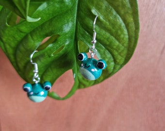 Froggy Dangle Earrings