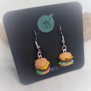 Cheeseburger Earrings