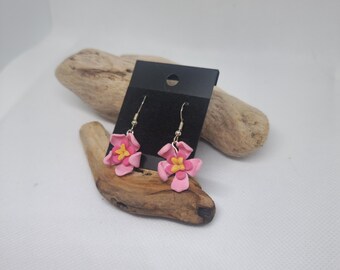 Sakura Flower Hook Earrings