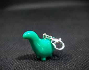 Little Dinosaur Charm | Handmade | Fossil | Dino | Nerdy | Geek | Jurassic | Diplodocus | Natural | History