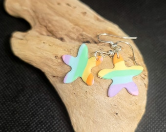 Pastel Rainbow Stars