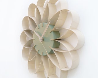 Wall clock - Gerbera