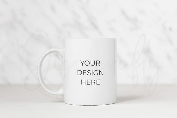 Coffee Mug Mockup Marble Background Psd Template Styled Stock Voucher Mockup Psd Free Download